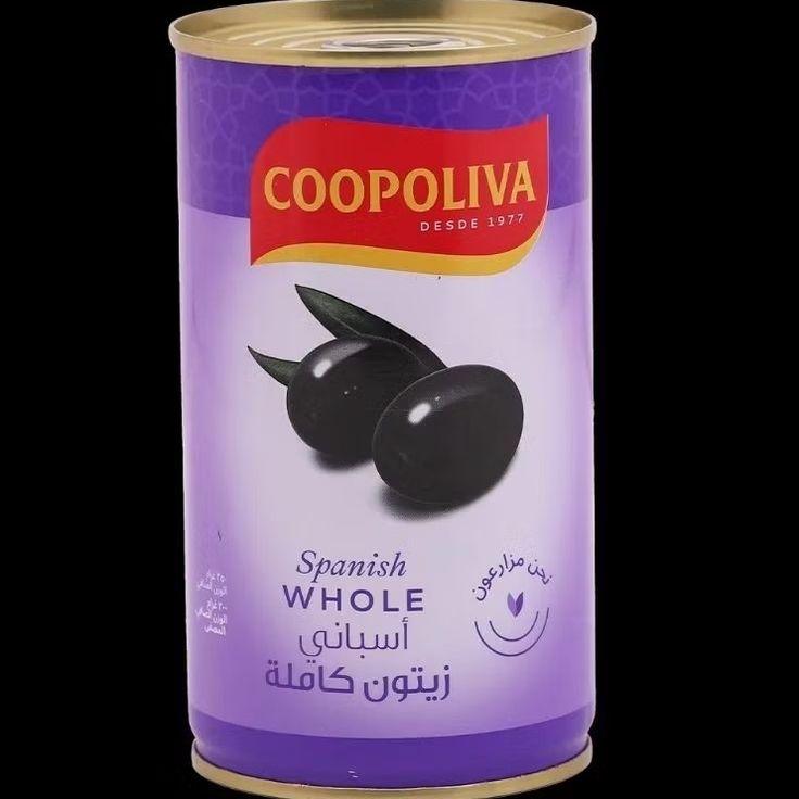 Buah zaitun coopoliva hitam 385 gram