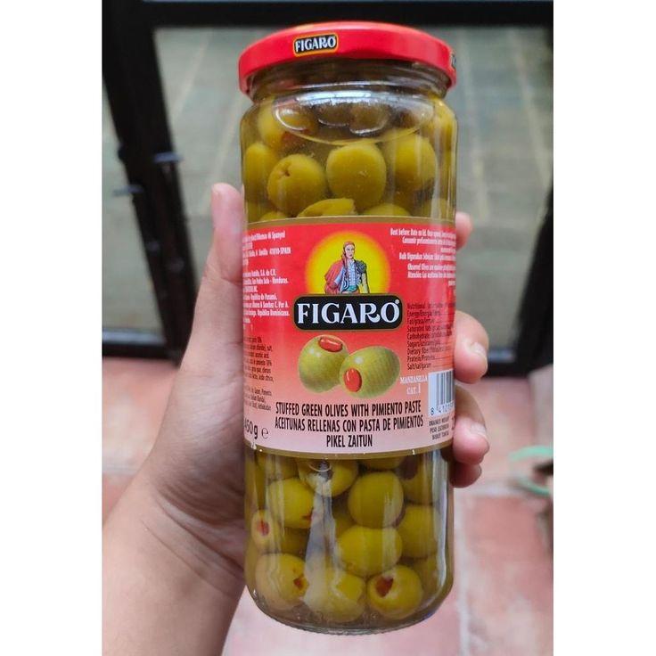 Buah zaitun figaro hijau 450 gram