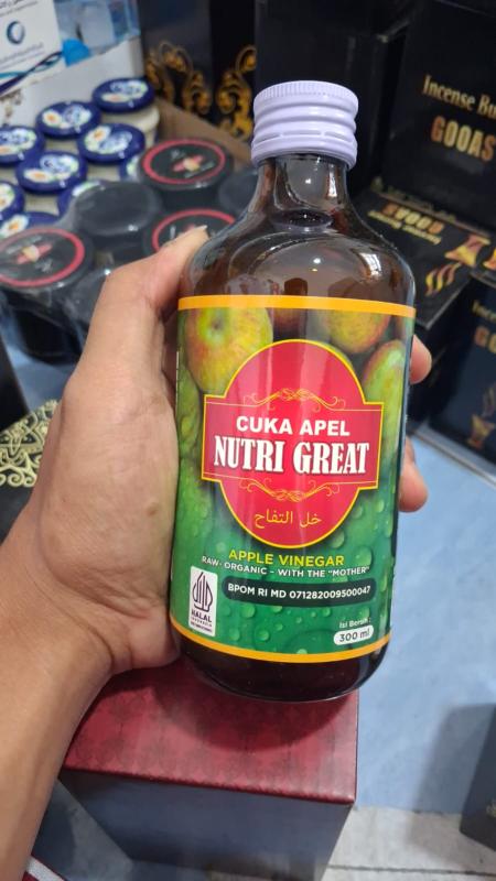 Cuka Apel nutri great 300ml